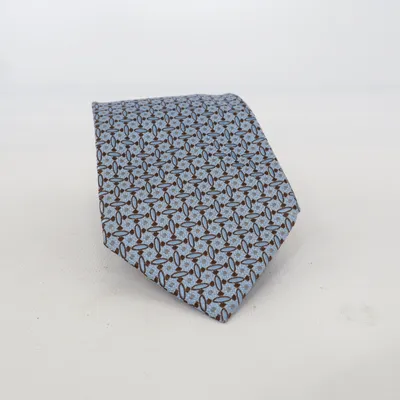 Stropdas (Blauw, Bruin, Beige) van Ermenegildo Zegna Zijde