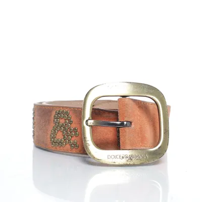 Belt (Brown) from Dolce & Gabbana Leather