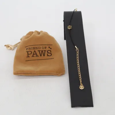 Armband (Svart, Guldfärgad) från Friend of Paws Silver