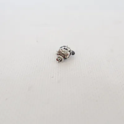 Berlock (Svart, Röd, Silverfärgad) från Pandora Silver