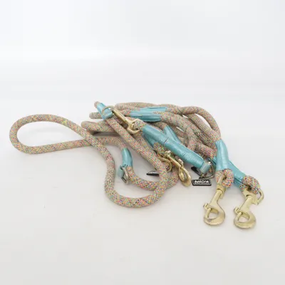 Hondenriem (Meerkleurig, Turquoise) van AniOne