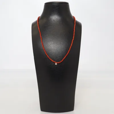 Necklace (Red) from Pause Unknown metal