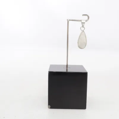 Pendentif (Argent, Blanc) de Edelstein Argent