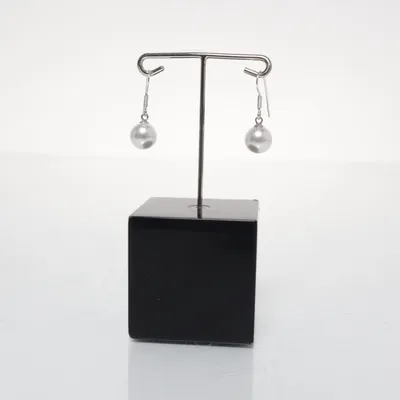 Örhängen (Silverfärgad, Vit) Silver