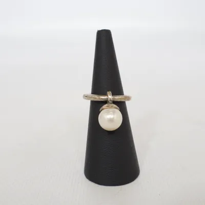 Ring (Silverfärgad, Vit) från Silke Silver