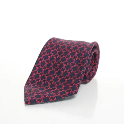 Slips (Blå, Rød) fra Hermès Silke