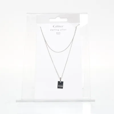 Halsband (Silverfärgad) från Glitter Silver