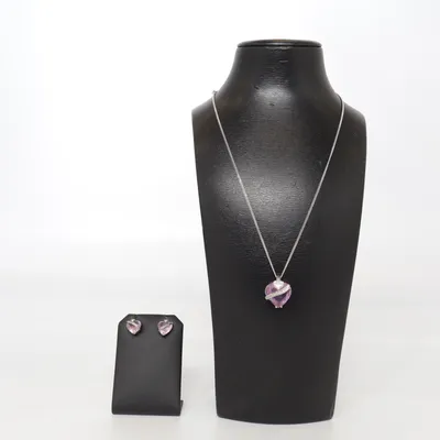 Sieradenset (Lila, Zilver) Zilver