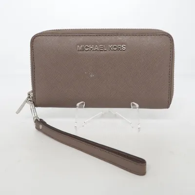 Portefeuille (Marron) de Michael Kors Cuir