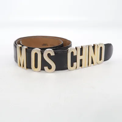 Riem (Zwart) van Moschino Leer