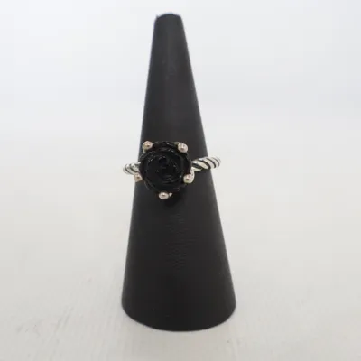 Ring (Silverfärgad, Svart) från Pandora Silver