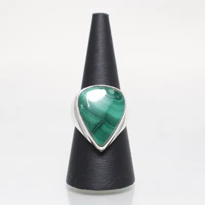 Ring (Grøn, Sølv) Sølv