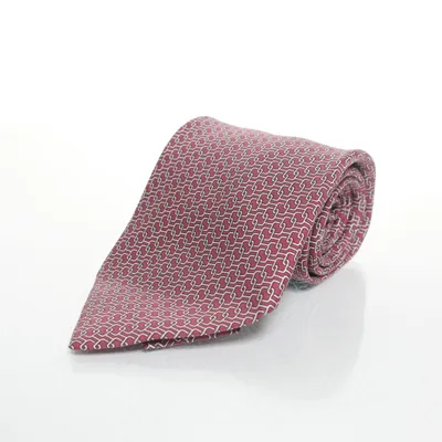 Stropdas (Lila, Wit) van Hermès Zijde