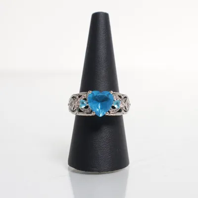 Ring (Silver, Blue) Silver