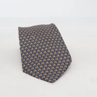 Cravate (Bleu, Multicolore) de Hermès Soie