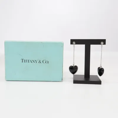 Earrings (Black) from Tiffany & Co. Silver