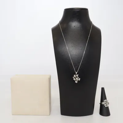 Jewelry set (Silver) from Guldfynd Silver