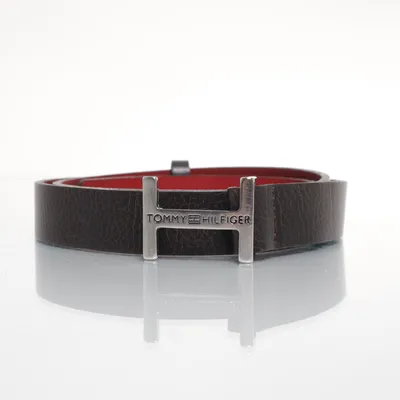 Riem (Zwart) van Tommy Hilfiger Leer