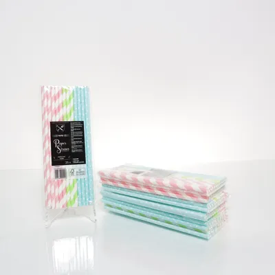 Sugrör (Flerfärgad) från Lidl