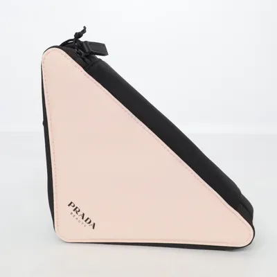 Trousse de toilette (Noir, Rose) de Prada Beauty Élasthane, Polyester