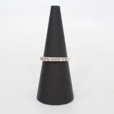 Ring (Silver, Transparent) from SASB Silver