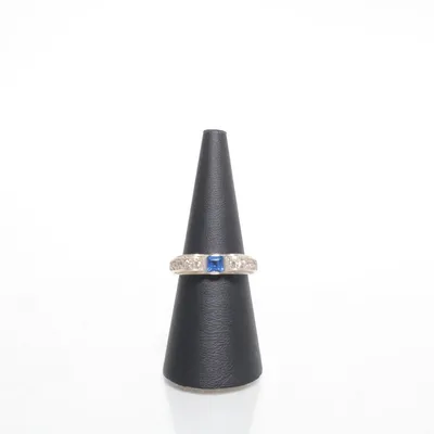 Ring (Silver, Blue) Silver