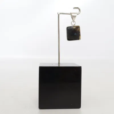 Pendant (Black, Silver) from Edelstein Silver