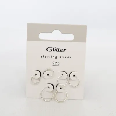 Bijoux de piercing (Argent) de Glitter Argent