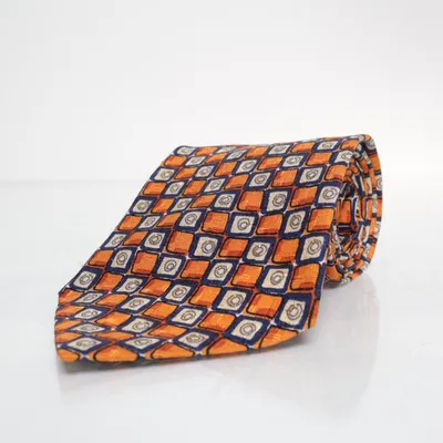 Stropdas (Oranje, Blauw, Beige) van Ermenegildo Zegna Zijde