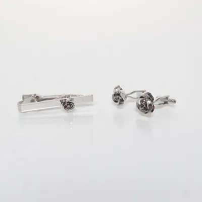 Manschettknappar (Silverfärgad) Okänd metall