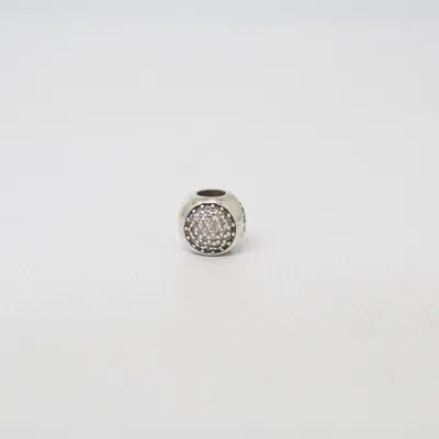 Charm (Silver, Transparent) from Pandora Silver
