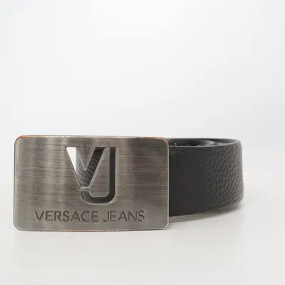 Ceinture (Noir) de Versace Jeans Cuir
