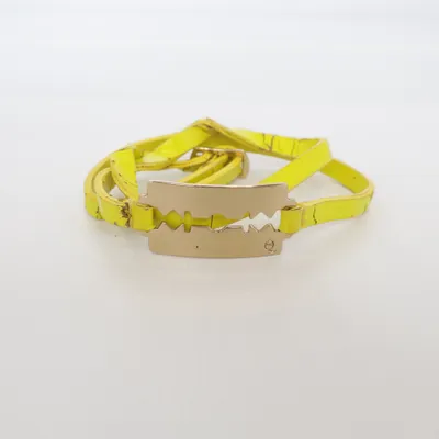 Armband (Gelb) von Alexander McQueen Unbekanntes Metall