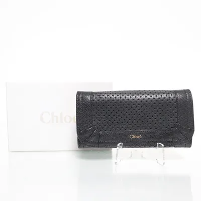 Wallet (Black) from Chloé Leather