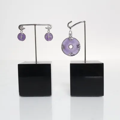 Smyckesset (Grå, Lila) Silver