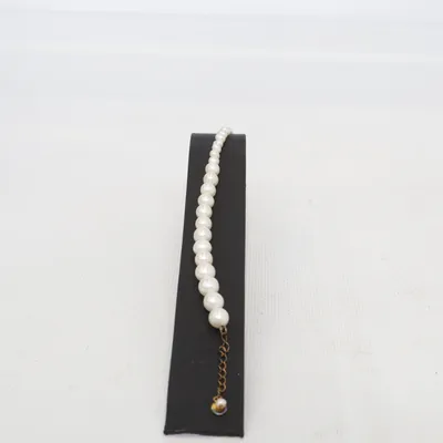 Armband (Weiß, Gold) von Bruna Silber