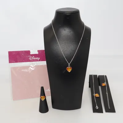 Parure de bijoux (Jaune, Argent) de Disney Princess Métal inconnu