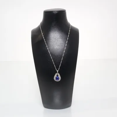 Halsband (Blå, Silverfärgad, Transparent) Silver