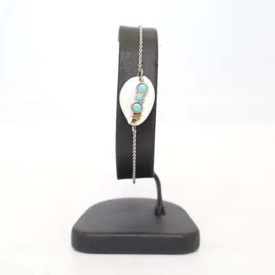 Armband (Turkos, Vit, Silverfärgad) från Parfois Silver
