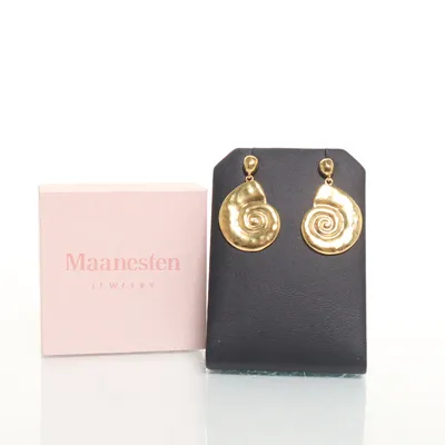 Earrings (Gold) from Maanesten Silver