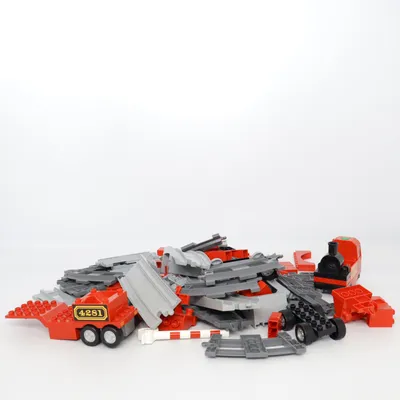 Circuit de train (Rouge, Gris, Noir) de LEGO