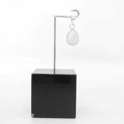 Pendentif (Argent, Blanc) de Edelstein Argent