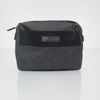 Toilet bag (Gray, Black) from Issey Miyake Parfums Polyester