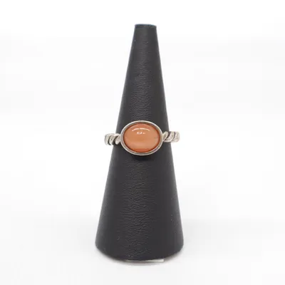 Ring (Silver, Orange) Silver