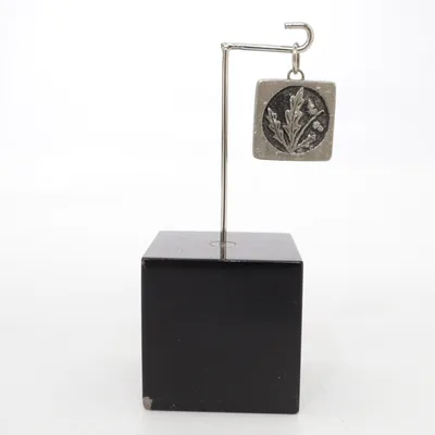 Pendant (Silver, Black) Unknown metal