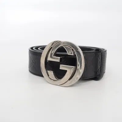 Riem (Interlocking Buckle) van Gucci Leer