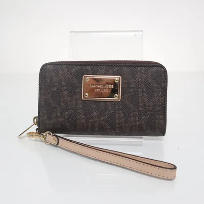 Plånbok (Brun, Beige) från Michael Kors Skinn