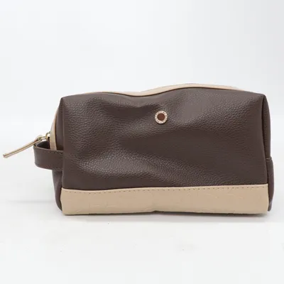 Toilet bag (Brown, Beige) from BVLGARI