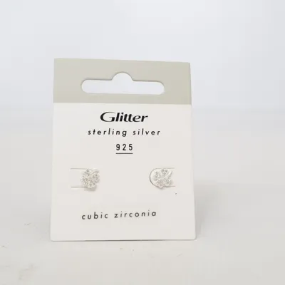 Boucles d'oreilles (Argent, Transparent) de Glitter Argent