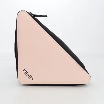 Toilet bag (Black, Pink) from Prada Beauty Elastane, Polyester